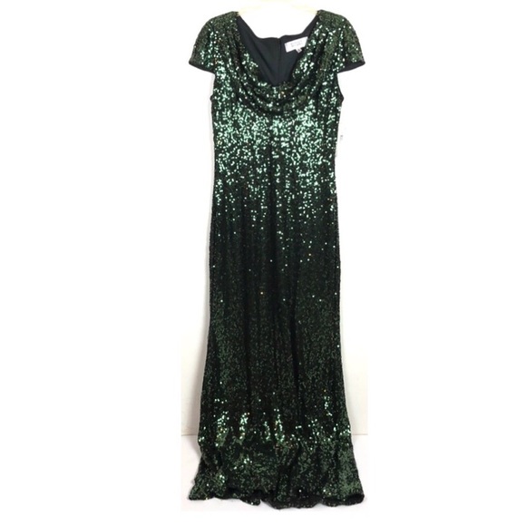 Bartley Mischka Emerald Green Formal Dress EG1759 - Picture 2 of 8